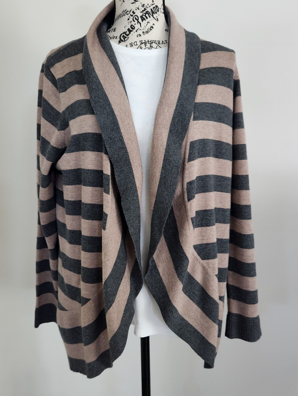 Verve Ami Striped Cardigan